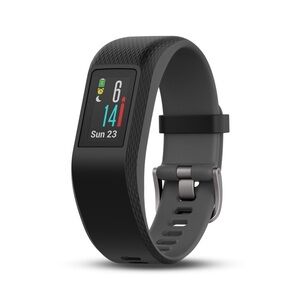 Garmin Black Smartwatch with Modern Design and Digital Display